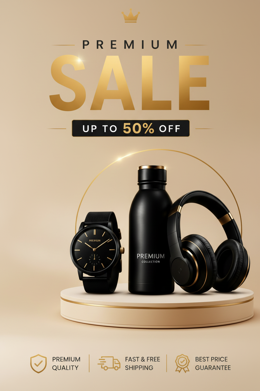 Mobile Banner - Beige